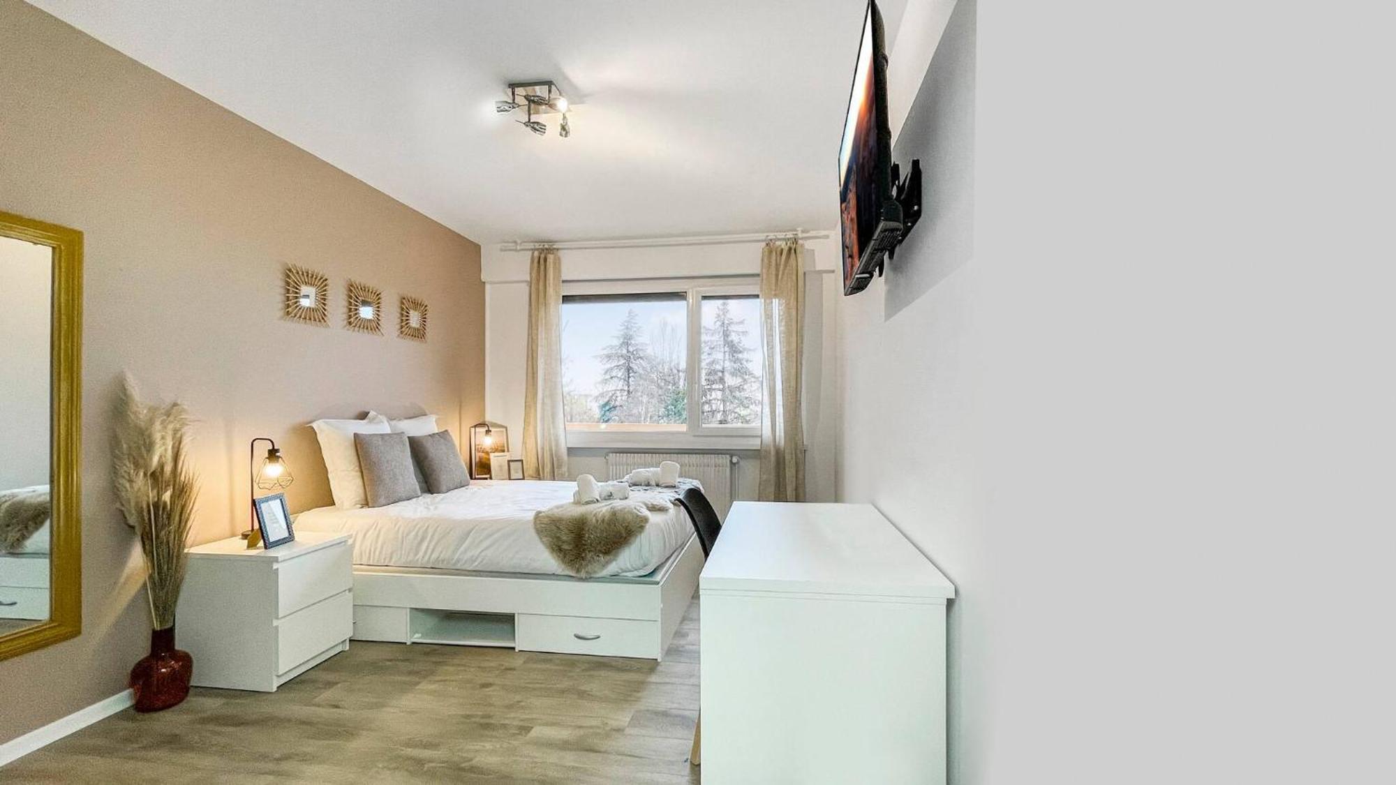 Homey La Coloc Mugi - Colocation Haut De Gamme - Chambres Privees - Balcon - Wifi Et Netflix - Proche Transports Commun Аннмасс Екстер'єр фото
