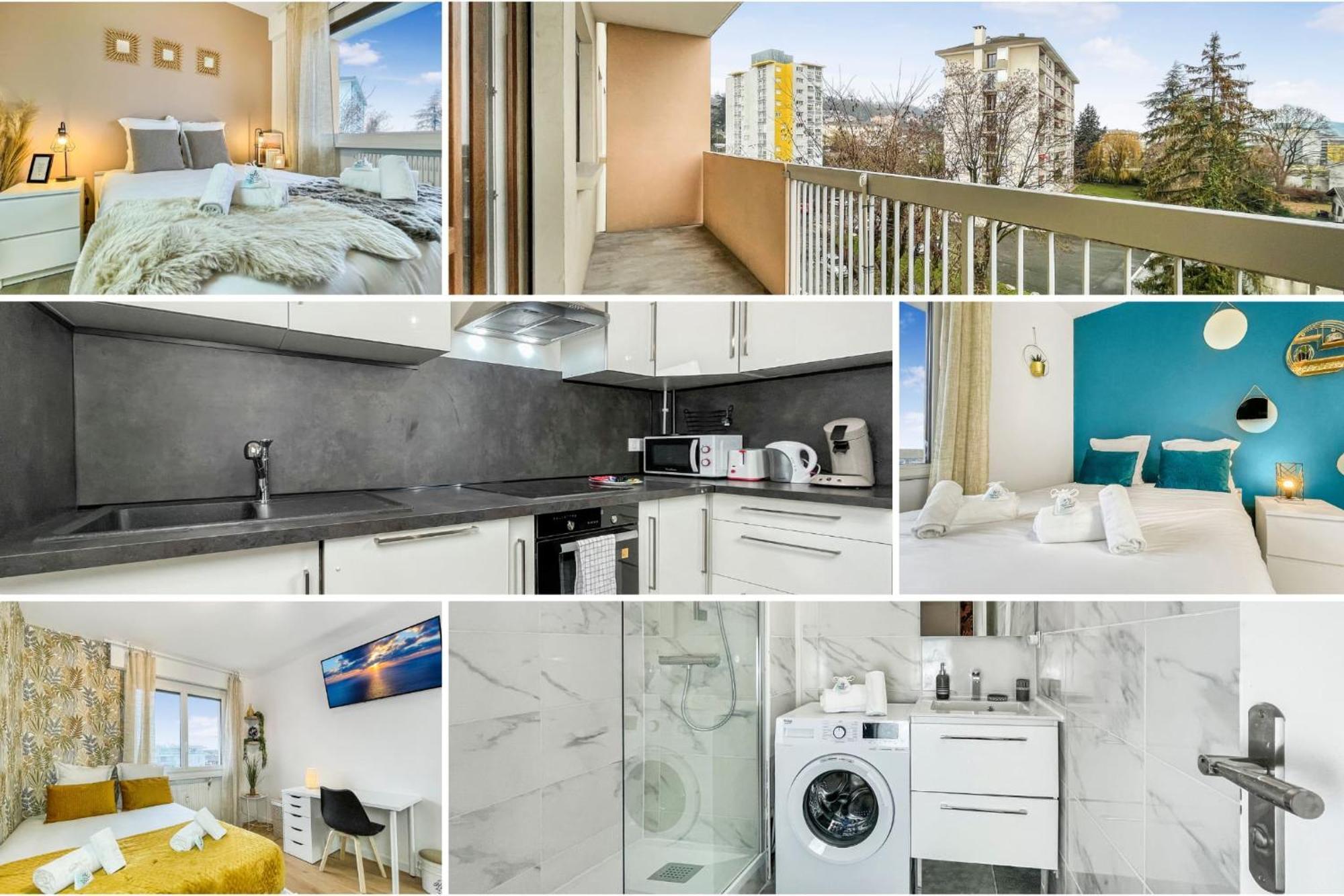 Homey La Coloc Mugi - Colocation Haut De Gamme - Chambres Privees - Balcon - Wifi Et Netflix - Proche Transports Commun Аннмасс Екстер'єр фото